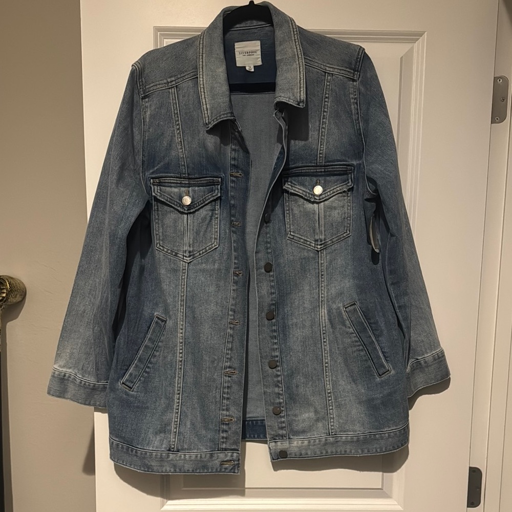 Liverpool Long Denim Jacket